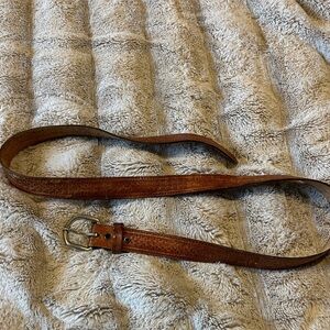 Vintage leather western belt